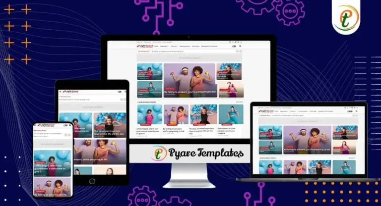 Light Speed – Ultra Fast, Responsive Blogger Template for Modern Blogs