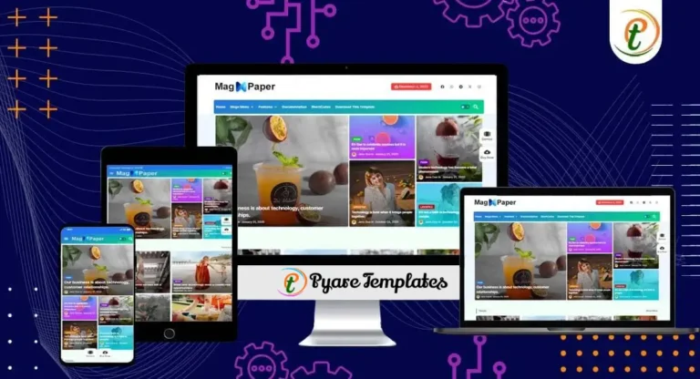 Mag Paper – Responsive & SEO Optimized Magazine Blogger Template