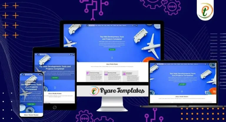 Missile – Sleek Portfolio & Responsive Blogger Template for Personal & Professional Sites