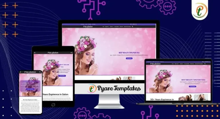 Piki Salon – Premier Portfolio Blogger Template for Beauty & Spa