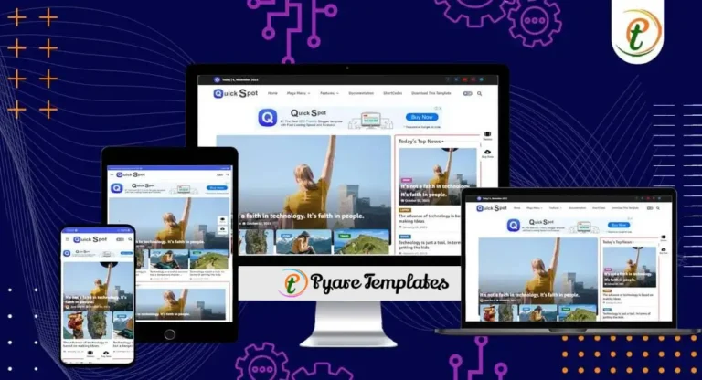 Quick Spot – Lightning Fast, SEO Ready Magazine & News Blogger Template