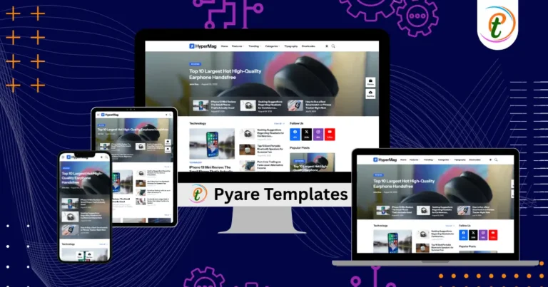 HyperMag Blogger Template Premium News & Magazine Theme