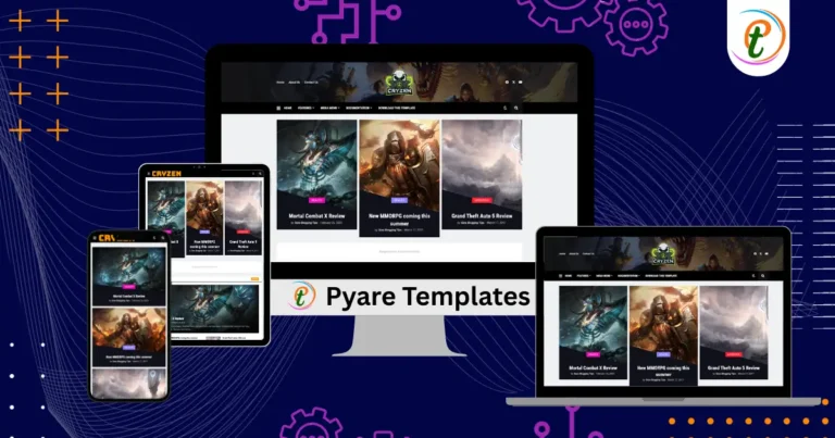 Cryzen Blogger Template – Powerful, Versatile & SEO Friendly Gaming Style with Dark Mode