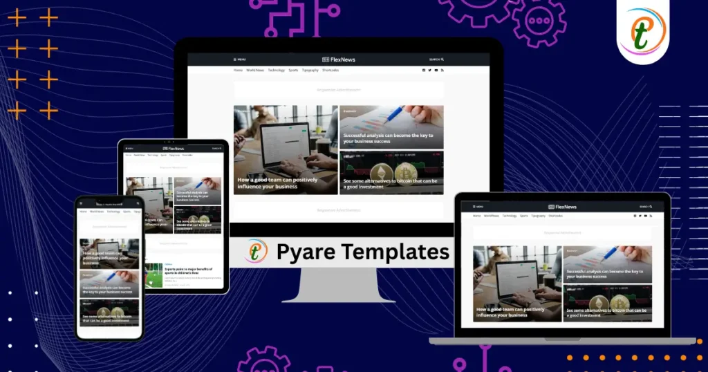 FlexNews Blogger Template featuring mega menus, featured posts, and customizable layout