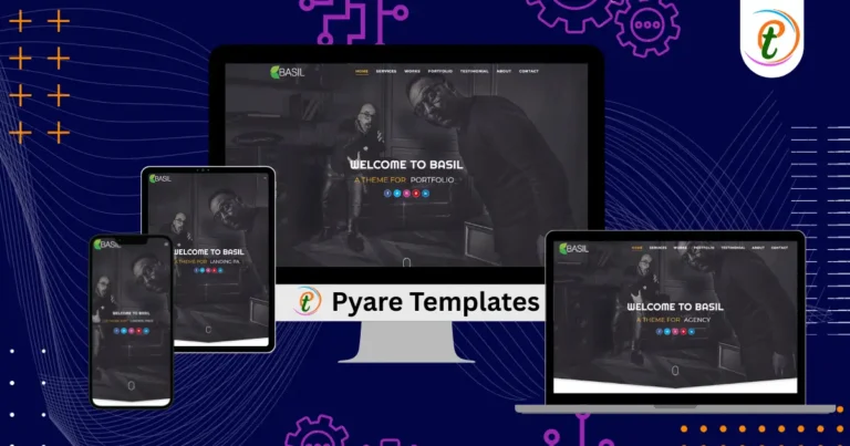 Basil Portfolio Blogger Template Modern & Clean Portfolio Theme