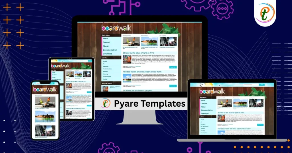 BoardWalk Blogger Template Minimal Responsive Layout