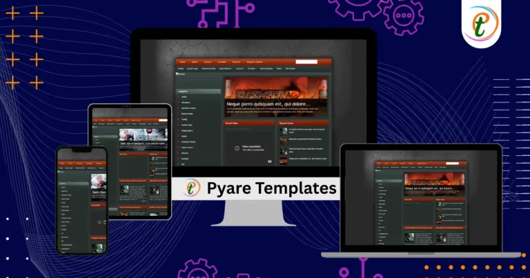 eGamer Blogger Template Gaming Focused 3-Column Design