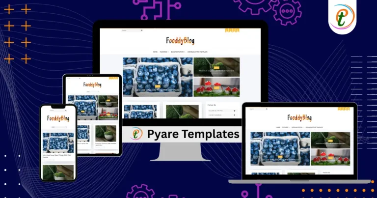 Fooddy Blogger Template Clean & Responsive Recipe Blog Theme