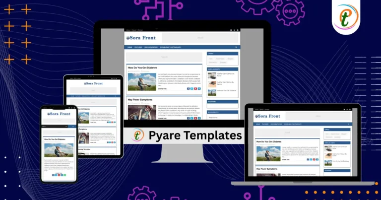 Sora Front Blogger Template