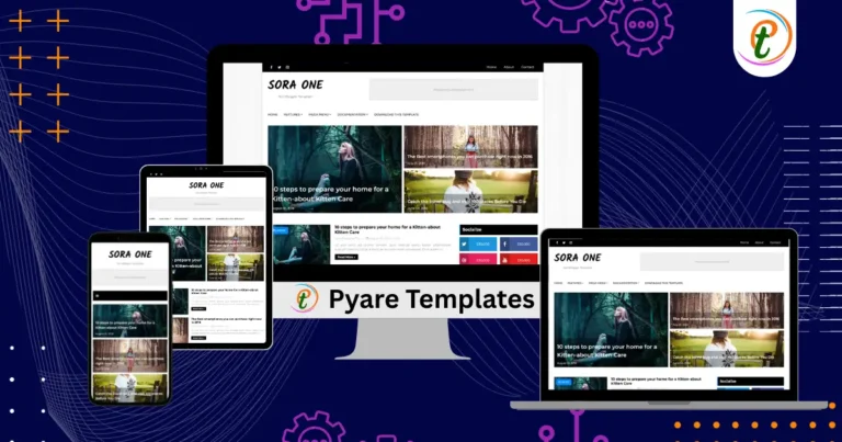 Sora One Blogger template responsive layout